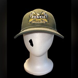 Kuhnle Motorsports Park NWOT Adjustable Green White Mesh Trucker Hat‎ Thompson